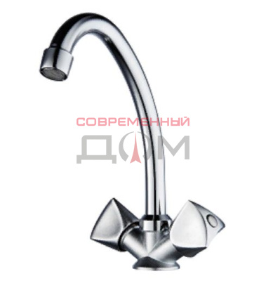 Кух.смеситель РМС SL119-271 с кран-буксой, хром